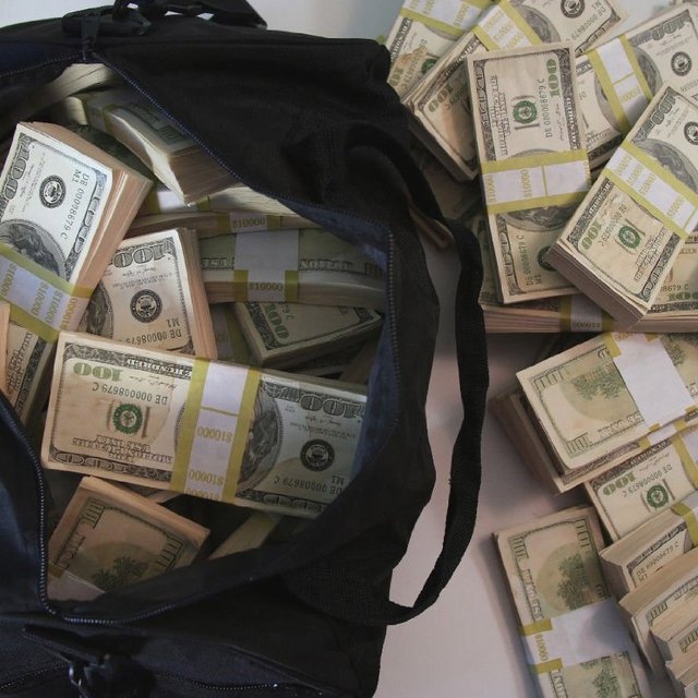 Money Duffle Bag 